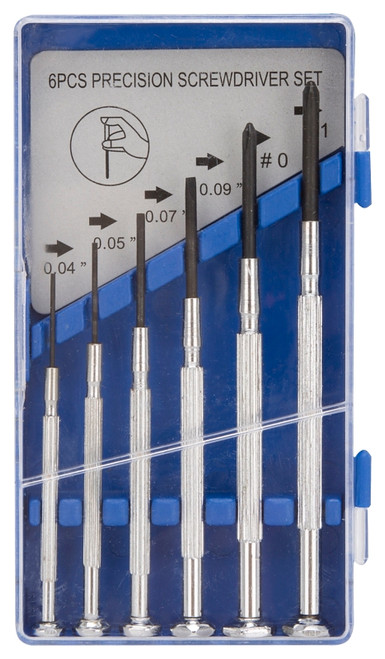 Vulcan JL36001 Screwdriver Set, 6-Piece, Steel, Chrome, Chrome (Handle) [SKU: ORG9335662]
