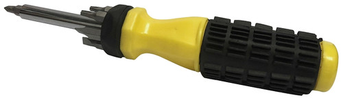 Vulcan Multi-Bit Screwdriver, Slotted, Phillips, Star Drive, 7-3/8 in OAL [SKU: ORG9367632]