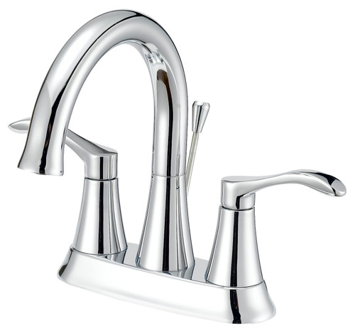 Boston Harbor F51A0073CP Lavatory Faucet, 1.2 gpm, 2-Faucet Handle, 1, 3-Faucet Hole, Metal/Plastic, Chrome Plated [SKU: ORG4847596]