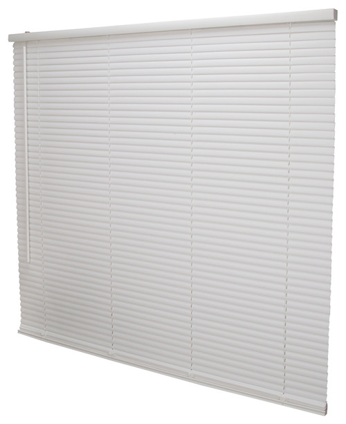 Simple Spaces PVCMB-13A Blind, 64 in L, 43 in W, Vinyl, White [SKU: ORG0161240]