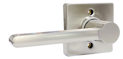 ProSource Dummy Lock, Lever, Contemporary, Satin Nickel [SKU: ORG7420987]