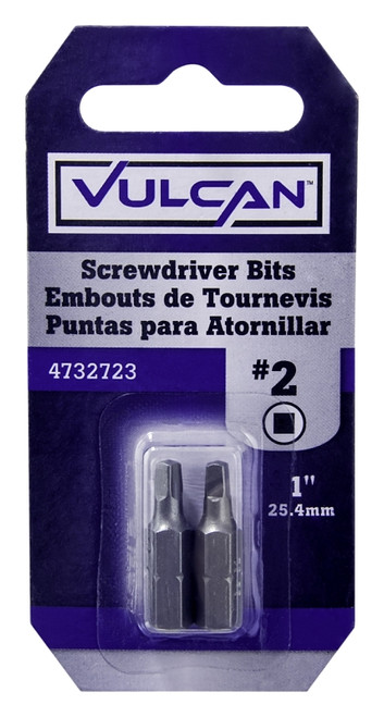 Vulcan 305542OR Screwdriver Bit, S2 Chrome Molybdenum Steel [SKU: ORG4732723]