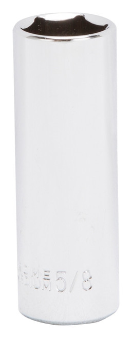 Vulcan MT6495733 Drive Socket, 5/8 in Socket, 3/8 in Drive, 6-Point, Chrome Vanadium Steel, Chrome [SKU: ORG3004454]