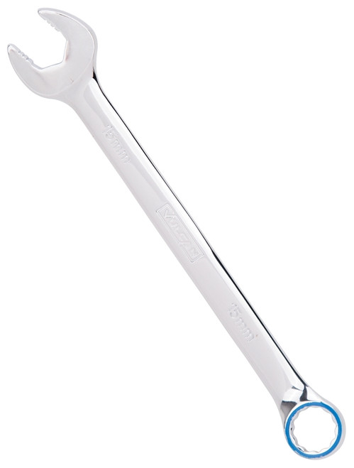 Vulcan MT6548507 Combination Wrench, Metric, 15 mm Head, Chrome Vanadium Steel, Silver [SKU: ORG0615054]