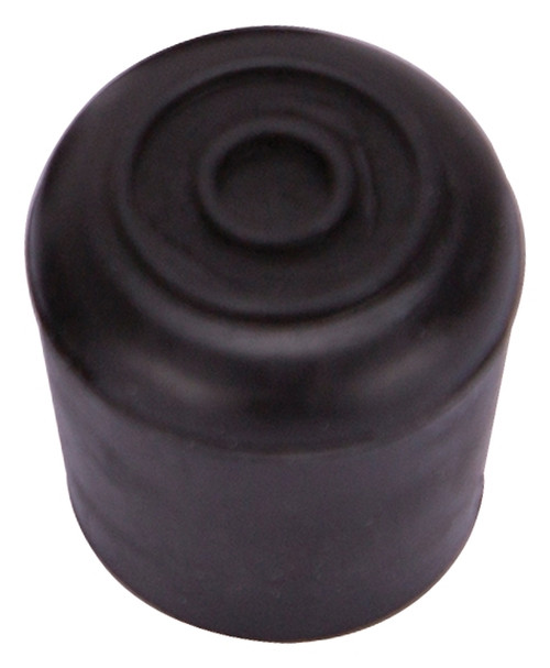 ProSource FE-50638-B Furniture Leg Tip, Round, Rubber, Black, 1-1/4 in Dia, 1.7 in H [SKU: ORG6169858]