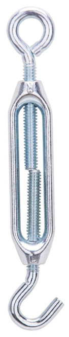 ProSource LR336 Turnbuckle, 160 lb Working Load, 1/4 in Thread, Hook, Eye, 7-1/2 in L Take-Up, Aluminum [SKU: ORG1669696]