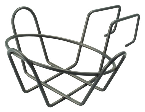 Landscapers Select GB-4326 Round Planter Holder with Hanger, Steel, Black, Powder coated [SKU: ORG5573266]