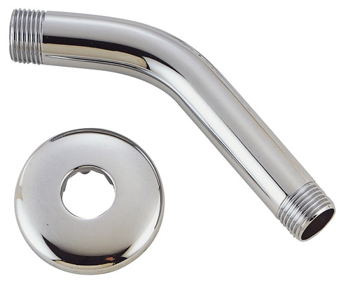 Boston Harbor A558215CP-OBF1 Shower Arm with Flange, 1/2-14 Connection, Threaded, 2.25 in L, Stainless Steel [SKU: ORG7240815]