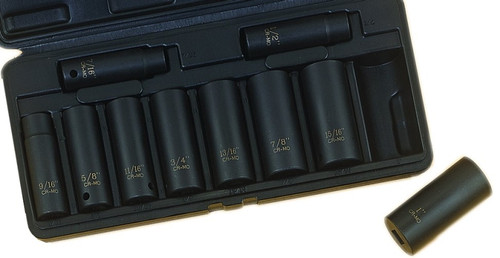Vulcan MTI10-S Socket Set, Chrome Molybdenum Steel, Tempered Phosphate [SKU: ORG2215598]