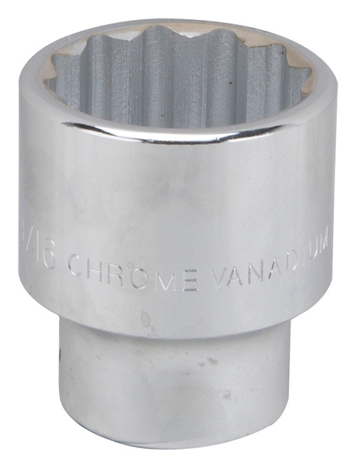 Vulcan MT-SS6050 Drive Socket, 1-9/16 in Socket, 3/4 in Drive, 12-Point, Chrome Vanadium Steel, Chrome [SKU: ORG4484721]