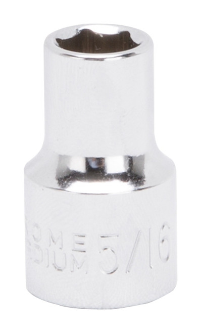 Vulcan MT6493341 Drive Socket, 5/16 in Socket, 3/8 in Drive, 6-Point, Chrome Vanadium Steel, Chrome [SKU: ORG2679058]
