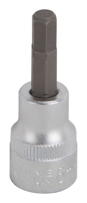 Vulcan Hex Bit Socket, Chrome, 6 mm, 3/8 in Drive, 1-7/8 in OAL [SKU: ORG1474865]