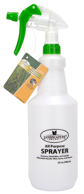 Landscapers Select Spray Bottle, Adjustable Nozzle, 32 oz/1 L [SKU: ORG5388129]