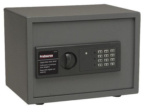ProSource S-30ES Digital Electronic Safe, 15 in W x 11-13/16 in D x 11-13/16 in H Exterior, Solid Steel, Powder-Coated [SKU: ORG0197400]
