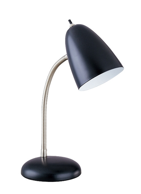 Boston Harbor TL-TB-170-BK-3L Flexible Desk Lamp, 120 V, 60 W, 1-Lamp, CFL Lamp, Black Fixture, Black [SKU: ORG4051611]