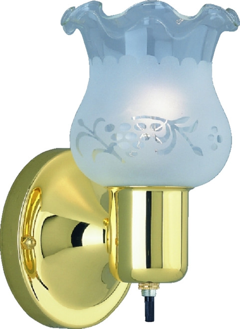 Boston Harbor W22BB01-2349ECD3L Single Light Wall Fixture, 120 V, 60 W, Type C or CFL Lamp, Steel Fixture [SKU: ORG6236038]