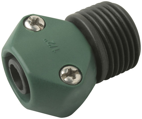 Landscapers Select GC531-23L Hose Coupling, 1/2 in, Male, Plastic, Green and Black [SKU: ORG7371438]