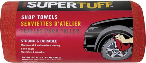 SHOP TOWELS RED 14X14IN [SKU: ORG3607140]