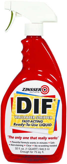 ZINSSER DIF 2488 Wallpaper Stripper, Liquid, 32 oz Bottle [SKU: ORG6346175]