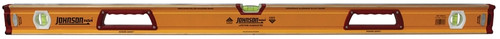Johnson 1717-4800 Box Level, 48 in L, 3-Vial, Non-Magnetic, Aluminum, Yellow [SKU: ORG7117765]