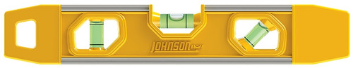 Johnson 8500M Torpedo Level, 9 in L, 3-Vial, Magnetic, Aluminum [SKU: ORG5918735]