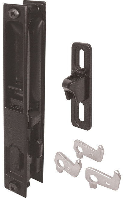 Prime-Line C 1043 Handle Set, Aluminum, Painted, 1 to 1-1/4 in Thick Door [SKU: ORG9822917]