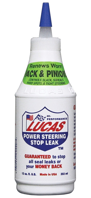 Lucas Oil 10008 Power Steering Fluid Light Red, 12 oz Bottle [SKU: ORG8394041]