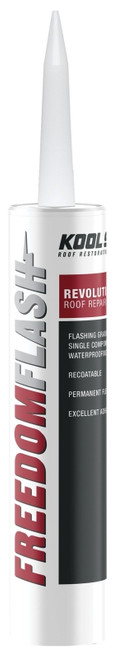 KOOL SEAL FREEDOM FLASH Series KS0066920-01 Roof Repair Sealant, Gray, Liquid, 10 oz Cartridge [SKU: ORG1854348]