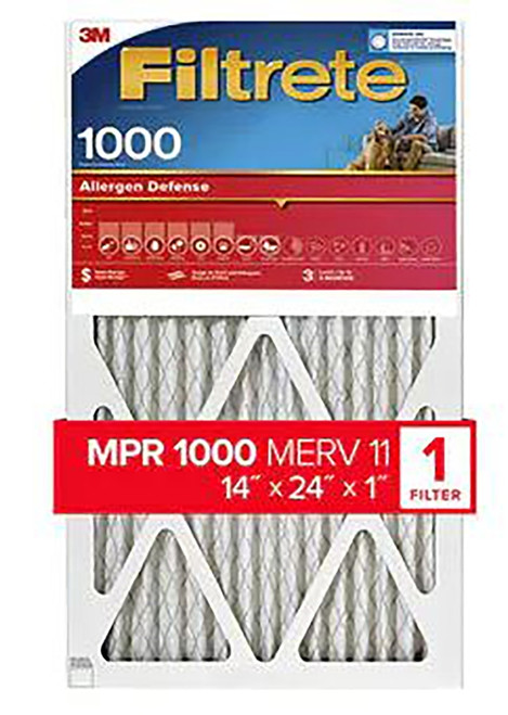 FILTER AIR ALRGN DFN 14X24X1IN [SKU: ORG2642403]