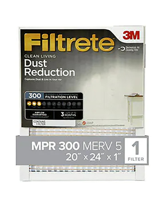 FILTER AIR DST REDUC 20X24X1IN [SKU: ORG7448566]