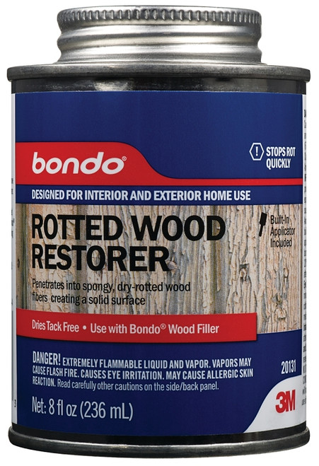 3M 20131 Rotted Wood Restorer, Liquid, No Odor, White, 8 fl-oz Can [SKU: ORG6842025]