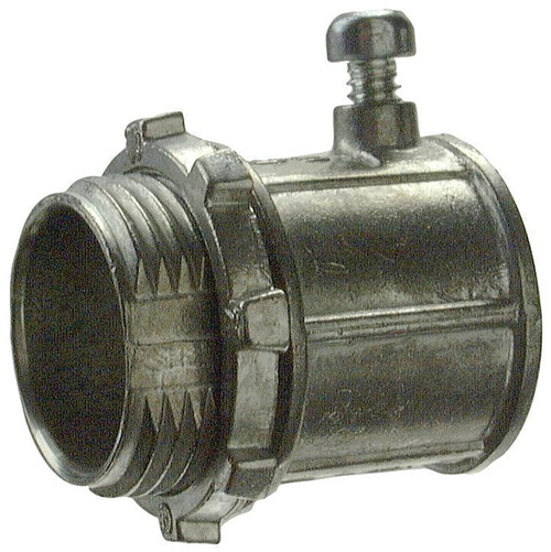 Halex 21210 Set Screw Connector, 1/2 in, Zinc [SKU: ORG7957889]