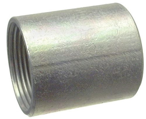 Halex 64020 Rigid Conduit Coupling, 2 in Threaded, 2.65 in OD, Steel, Galvanized [SKU: ORG3164514]