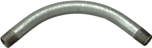 Halex 64105 Rigid Elbow, 90 deg Angle, 1/2 in, Steel, Galvanized [SKU: ORG6947469]