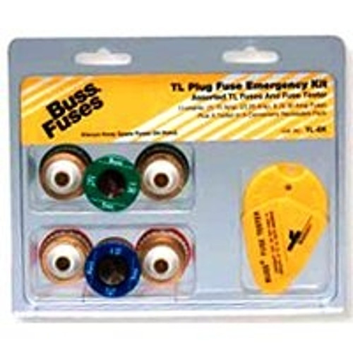 Bussmann TL-EK Fuse Kit, 125 V, Emergency, TL Edison Base Plug Fuse [SKU: ORG5054507]