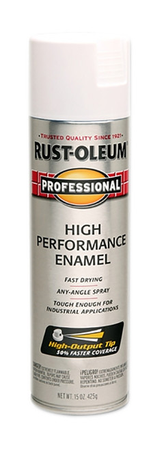 RUST-OLEUM 239108 Enamel Spray Paint, Semi-Gloss, White, 15 oz, Aerosol Can [SKU: ORG3990504]