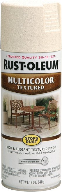 RUST-OLEUM STOPS RUST 239121 Textured Spray Caribbean Sand, Solvent-Like, Caribbean Sand, 12 oz, Aerosol Can [SKU: ORG2369452]