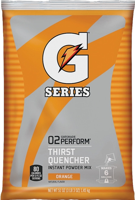 Gatorade 03968 Thirst Quencher Instant Powder Sports Drink Mix, Powder, Orange Flavor, 51 oz Pack [SKU: ORG6968366]