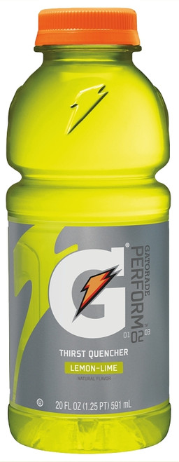 Gatorade 32868 Thirst Quencher Sports Drink, Liquid, Lemon-Lime Flavor, 20 oz Bottle [SKU: ORG3531324]