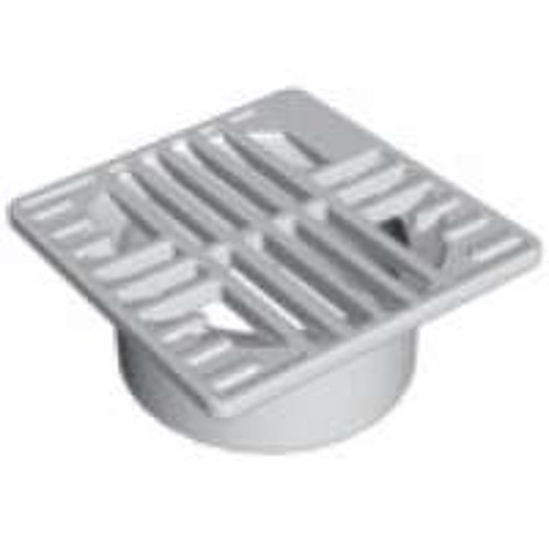 DrainTech 0542SDG Drop-In Drain Grate, 5 in Dia, 5-7/8 in L, 5-7/8 in W, Square, Polyethylene, Green [SKU: ORG7745128]