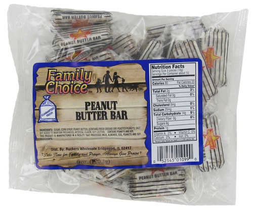 Family Choice 1099 Peanut Butter Bar, 6 oz [SKU: ORG9128372]