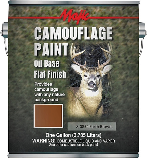 Majic Paints 8-0854-1 Camouflage Paint, Earth Brown, 1 gal Can [SKU: ORG9817214]