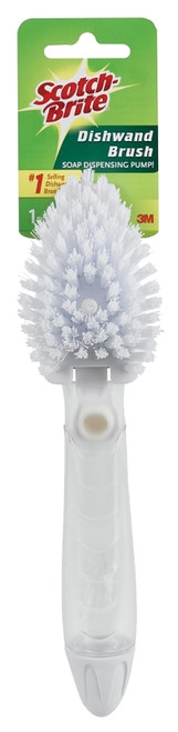 Scotch-Brite 750-4 Dish Brush, 9 in L, Plastic Handle [SKU: ORG8997835]