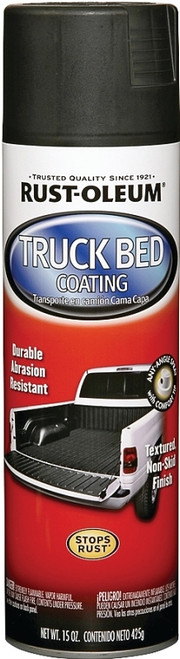 RUST-OLEUM 248914 Truck Bed Spray Coating, 15 oz, Liquid, Solvent Like [SKU: ORG6877153]
