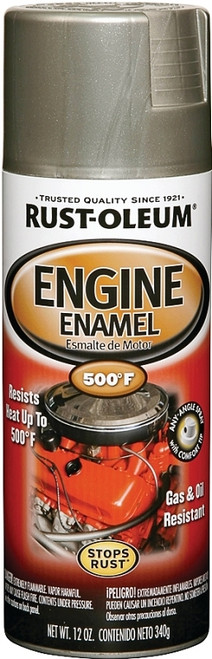 RUST-OLEUM AUTOMOTIVE 248949 Engine Enamel Spray Paint, Aluminum, 11 oz, Aerosol Can [SKU: ORG2603207]