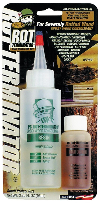 PROTECTIVE COATING 350614 Wood Hardener, Liquid, Amber/Colorless, 3.25 oz Bottle [SKU: ORG4492583]