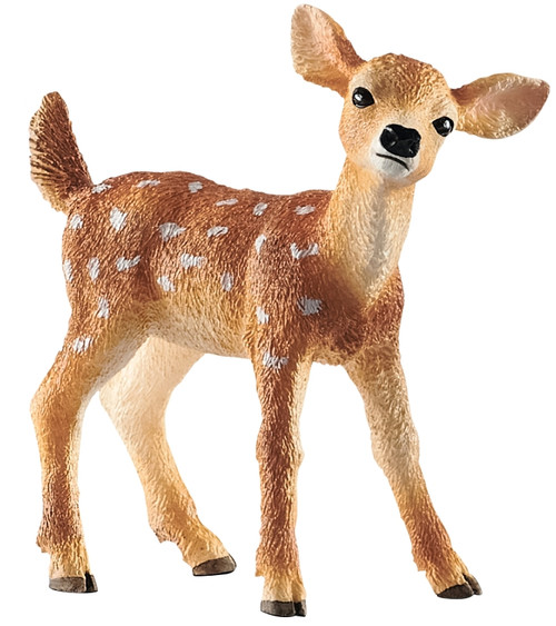 Schleich-S 14820 Figurine, 3 to 8 years, White-Tailed Fawn, Plastic [SKU: ORG7414311]