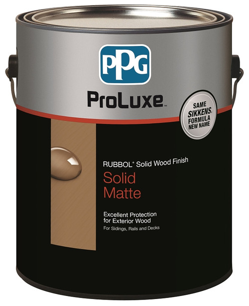 PPG Proluxe Rubbol SIK710-110/01 Solid Wood Finish, Low-Luster, Light Base, Liquid, 1 gal, Can [SKU: ORG5881420]