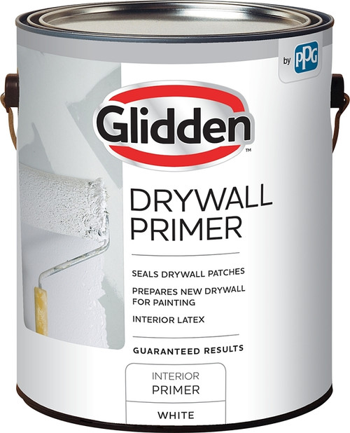 Glidden GLDPIN60WH/01 Interior Drywall Primer, Flat, White, 1 gal, Can [SKU: ORG5484746]