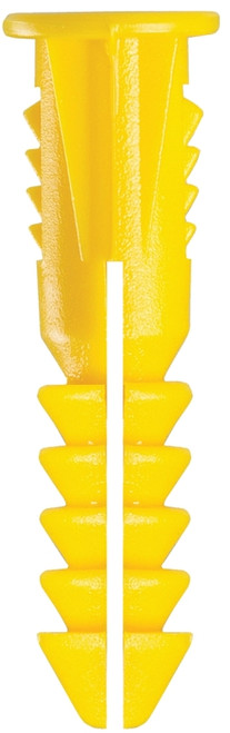 COBRA ANCHORS 185S Screw Anchor, #4-6 Thread, 7/8 in L, Polyethylene, 75 lb [SKU: ORG4422499]